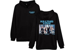 HEY XQ Unisex Kpop Hoodie Pullover T-Shirt Jisoo Lisa Rose Jennie Fanartikel Kpop Fashion Sweatshirt Jumper Perfekt für Herren Damen Mädchen Fans