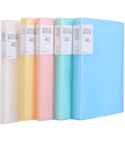 Eco-eco Lot De 2 Porte-vues Transparents A5 - 10 Pochettes - 50% Recyclé - Pochette De Personnalisation Avant