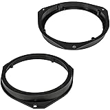 tomzz Audio 2808-005 Lautsprecherringe 165er Adapter Halterungen kompatibel mit Opel Astra H Corsa D E Signum Vectra Alfa Mit