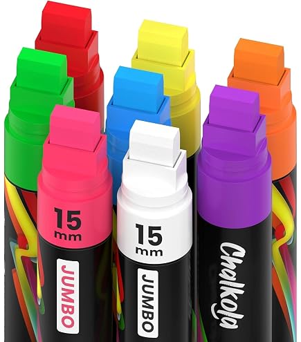 STATIONERY ISLAND Stylo Craie Pour Tableau Noir Effacable, Marqueur Craie Effacable, Feutre Craie pour le Verre Fenêtre, Blanc 6MM Lot de 1 STATIONERY ISLAND Stylo Craie Pour Tableau Noir Effacable, Marqueur Craie Effacable, Feutre Craie pour le Verre Fenêtre, Blanc 6MM Lot de 1