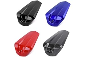 FATEXPRESS Motorcycle Plastic Rear Passenger Pillion Solo Seat Cowl Hard ABS Fairing Tail Cover for Yamaha YZF-R 125 R125 2008 2009 2010 2011 2012 2013 2014 2015 2016 2017 2018 (Black)