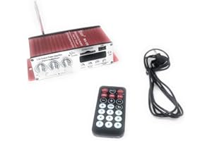 TEMPO DI SALDI Amplificatore Audio 2 Canali Stereo Ingresso USB SD Card Reader Con Telecomando