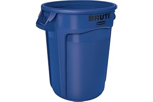 Rubbermaid Commercial Products FG263200BLUE, Brute Round Container 121.1 L - Blue