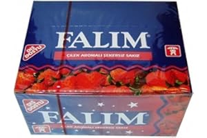 Falim Kaugummi mit Erdbeeraroma in der BOX (100 Stück)