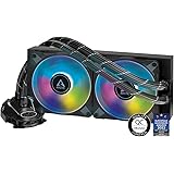 ARCTIC Liquid Freezer II 240 A-RGB - Refroidisseur à Eau pour processeur AIO Multi-Compatible avec A-RGB, Pompe Efficace cont