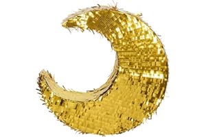 Boland - 30978 - Pignatta Luna, 44 x 44 cm, decorazione da appendere, decorazione per compleanno, festa a tema e carnevale