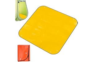 Lyreh 100x100cm Camper Ducha Base, Portatil Ducha Base Toldo Impermeable Almohadilla para Suelo de Tienda Campaña para Camping al Aire Libre Caravanas y Autocaravanas