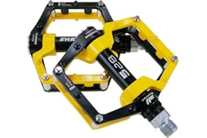 GENERIC FrontStep Two Colore Magnesio Alluminio Pedali Antiscivolo Pedali leggeri per BMX/MTB/Mountain Bike Pedali con assi in acciaio Cr-Mo di alta qualità