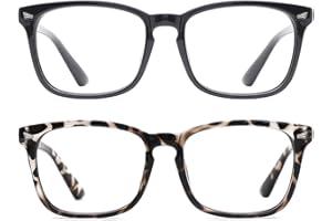 TIJN Blaulichtfilter Brillen Anti blaulicht Damen Herren Brillen ohne sehstärke Computer Brillen Gaming Brillen für PC Handy und Fernseher…