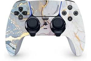 Wonhomke Design en Couleurs Pures pour Skins pour Manette de Jeu PS5 pour Autocollant pour Manette de PS5 pour PS5 Controllers Controller PVC Sticker (PS5-011)