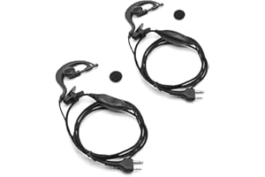 NEWASHAN 2 X Écouteurs G-Style Oreillettes Casques Mic PTT pour Midland Talkie Walkie G7 G7Pro G8 G9 G9Pro G12 GXT5 M24 M48 XT30 XT50 XT60 XT70 X-talker Radio