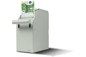 Safescan 4100 Blanc coffre-fort POS qui stocke en toute sécurité vos billets - Stocke discrètement jusqu'à 300 billets - S'intègre sous votre comptoir - Peut être installé à proximité de votre tiroir