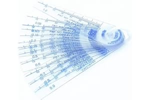 BESNIN Calibro Feeler Strumento di misurazione del gap in plastica 13 in 1 0,05-1mm marcato metrico e imperiale per misurare lo spessore del gap