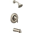 Moen T2133EPBN Eva Posi-Temp Tub and Shower Trim Kit without Valve, Brushed Chrome