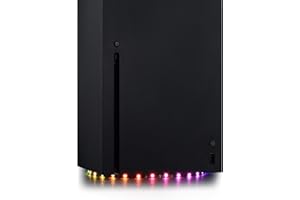 eXtremeRate PlayVital RGB LED Bande Lumineuse pour Xbox Séries X Console,7 Couleurs 29 Effets DIY Accessoires Kit de Rubans à LED Flexible pour Xbox Séries X Console avec Télécommande IR