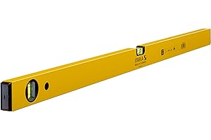 STABILA Poziomica typu 70, 100 cm, lekki profil aluminiowy, 1 pozioma libela, 1 libela pionowa, Made in Germany