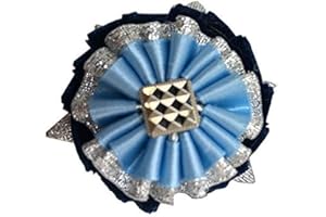 UBCWIN ShowQuest Boston/Ludlow Buttonhole Navy/Pale Blue/Silver One Size