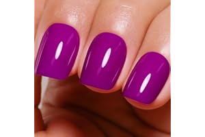 Ozzeal Smalto Semipermanente Unghie Fucsia, 15ML Fucsia Viola Smalti Semipermanenti Per Unghie Manicure D'avviamento All'arte Smalto Gel Unghie UV Soak Off Led UV Gel Nail Polish Per Donne