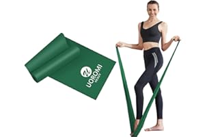 Bande di resistenza, UOROMI 1.8M Bande di esercizio per donne o uomini, [VENDUTE SINGOLARMENTE] Banda di resistenza lunga per Pilates, Yoga, Stretching, Fisioterapia Recupero Banda Fitness