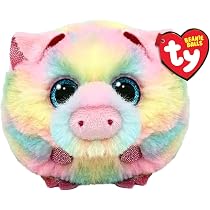 Ty Beanie Balls - Pigasso il Maialino Multicolore con gli Occhioni ...