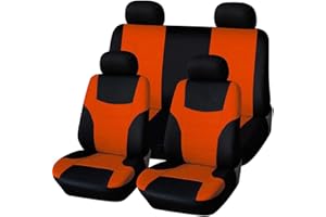 HotYou Universal Car Seat Covers, Complete Set of Removable and Washable Seat Covers