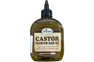 Difeel Premium Naturalny olej do włosów - Olej rycynowy 235 ml