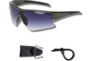 BAYTECH Gafas de Sol - Deportivas Padel Pesca Running Carrera Ciclismo Golf y más- Deporte para Hombre y Mujer, Gafas de Proteccion con Lentes UV400 - Incluye Cuerda Correa de Sujeción