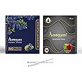 Aarogyam Herbals Pack of 2 Flavours 100% Tobacco & Nicotine Free Cigarette for Relieve Stress & Mood Enhance Product (DOUBLE APPLE - BLUBERRY) - 10 Sticks x 2 Packets