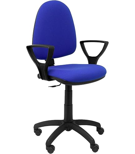 Idealsedie Poltroncina dattilo girevole da ufficio, con braccioli, base cromata elevazione a gas, contatto permanente, ruote per parquet, rivestimento ignifugo certificata EN-1335