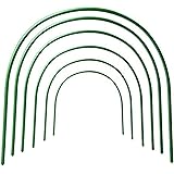 Toyfun Gartentore, Gartentunnel, Spannreifen, für Rankpflanzen, grün, 6er-Set