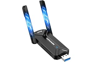 NEWFAST WiFi 7 Adapter for PC, 6500 Mbps Supports Windows 10/11 Only
