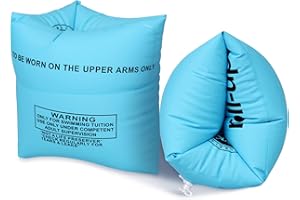 Luchild Swimming Armbands for Children Adults Thickened Swimming Arm Floats Pool Arm Floats Pool Arm Bands for Kids Swimming Bands