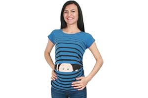 M.M.C. Ropa premamá Divertida y Adorable, Camiseta con Estampado, Regalo Durante el Embarazo - Manga Corta