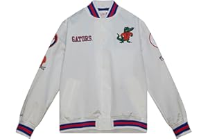 Mitchell & Ness NBA Hometown LW Satin Jacket, White