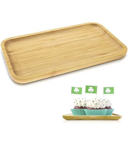 Vassoio In Bambù 30x20 Cm - Portaoggetti Da Bagno Con Adesivi Antiscivolo - Foto 11