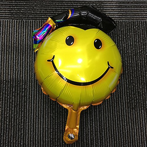 Graduation Folie Ballons Doctor/Boy/Diplom/Smiley, Form Luftballons 40,6 cm 4 Für Party Abschlussfeier - 4