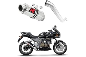 DOMINATOR EXHAUST SYSTEM DOMINATOR Terminale di Scarico Silenziatore Marmitta GP1 compatibile con Z750 2004-2006