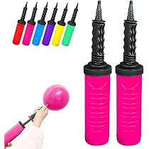 Pompa A Mano Per Palloncini A Doppia Azione - Gonfiatore Rapido Per Palloncini In Lattice E Fogli, Leggera Ed Ergonomica - 2