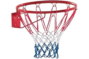 Sure Shot 211 Home Court Basketball Hoop, Official Size, Red/White/Blue