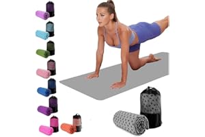 Oaygat Yoga Towel Sweat Absorbent Non-slip Yogas Towel Quick-drying yoga mat cloth Hot Yoga Towels Breathable Yoga Mat With Mesh Carrying Bag