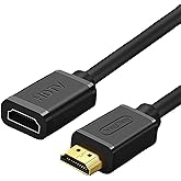 VegGieg 4K 60Hz Dişi Erkek HDMI 2.0 Uzatma Kablosu 1 Metre