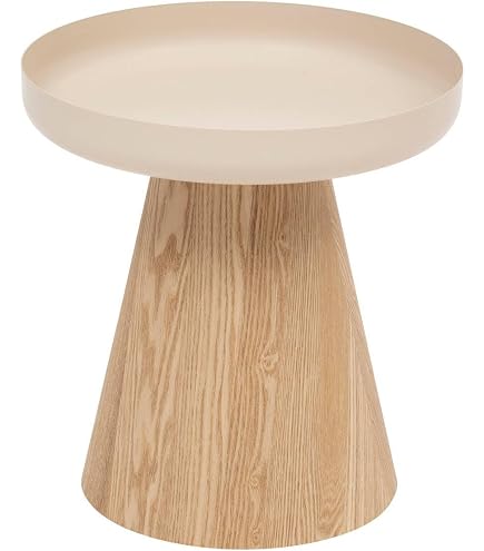ATMOSPHERA CREATEUR D'INTERIEUR Tavolino Chamlo Bianco Avorio 38 cm