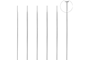 Yolev 6 szt. stożek do przekłuwania ze stali nierdzewnej 20G 0,8 mm narzędzie do zmiany piercingu, pomoce w przebiciu, zestaw do przekłuwania stożka ciała