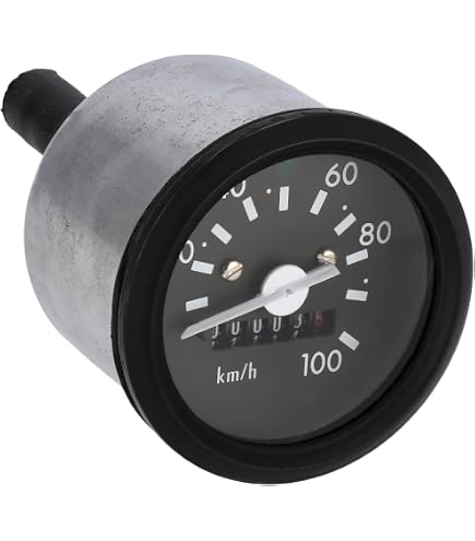 VDO Tacho 60mm Beleuchtet Weiß 80km/h Für Hercules Prima 2 3 4 5 Optima Mofa | Tachometer | Tacho | Verschleissteile | - Ersatzteile Für Roller, Motorrad, Mofa, Moped & Mokick