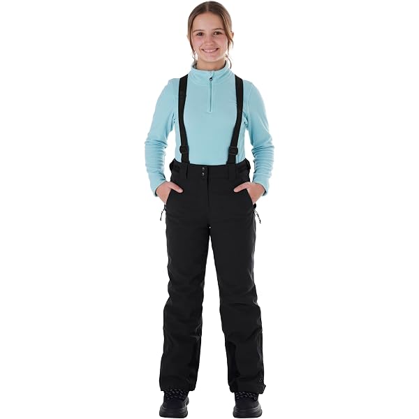 Killtec Meisjes Skibroek Met Slabbetje Vitalya Jr - Waterdicht En Ademend