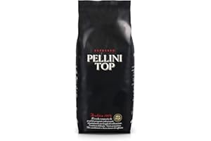 Pellini Caffè TOP Kawa Palona w Ziarnach 100% Arabica, Perfumowana, do Espresso 1 Opakowanie 250 G