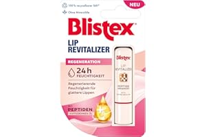 ‎BLISTEX Blistex Lip Revitalizer, Lippenpflegestift mit Peptiden für glattere Lippen und 24h Feuchtigkeit, 3,7 g