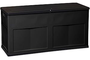 Toomax baule multibox trend da 320 litri, resistente ai raggi UV, colore nero, dimensioni 119x46x60h cm.