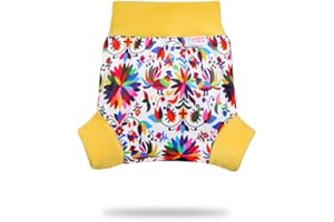 Petit Lulu Pull Up Cloth Nappy Wrap | Size L | Washable Diaper Wrap | Reusable Cloth Nappies | Made in Europe (Folklore)