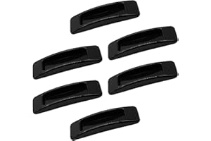 JJWNMLL 6 Pezzi Self Stick Maniglia Autoadesive Manopole,Maniglie Adesive per Porte Vetro,Assistente per e Finestre porte scorrevoli autoadesive (nero)